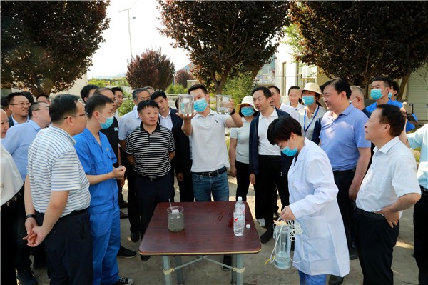 yl6809永利集团复工复产促增长项目观摩会议与会人员走进绿色能源公司油气公司水环境公司陕北片区项目