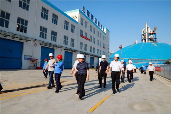 yl6809永利集团复工复产促增长项目观摩会议与会人员走进环保保隆生态三秦在延在铜项目