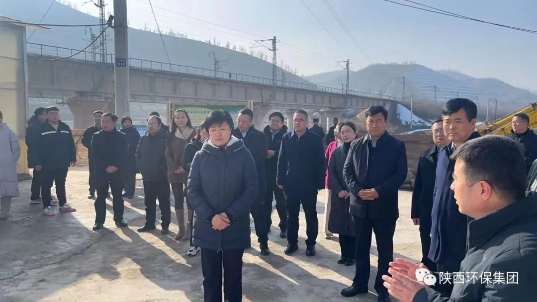 陕西省生态环境厅党组书记、厅长孙丽到yl6809永利集团延安环保工程公司马家砭污水处置站调研