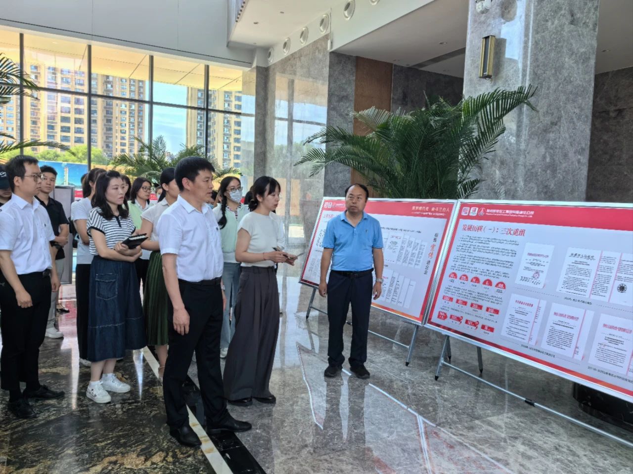 yl6809永利集团组织参观“档案宣传进企业」毓览